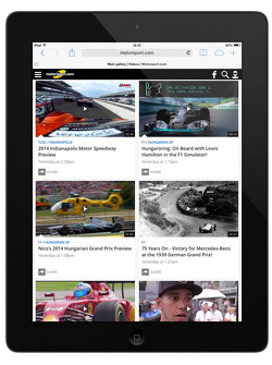 Preview of the Motorsport.com Generation 5 website