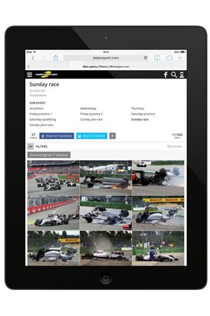 Presentación de la quinta generación de Motorsport.com