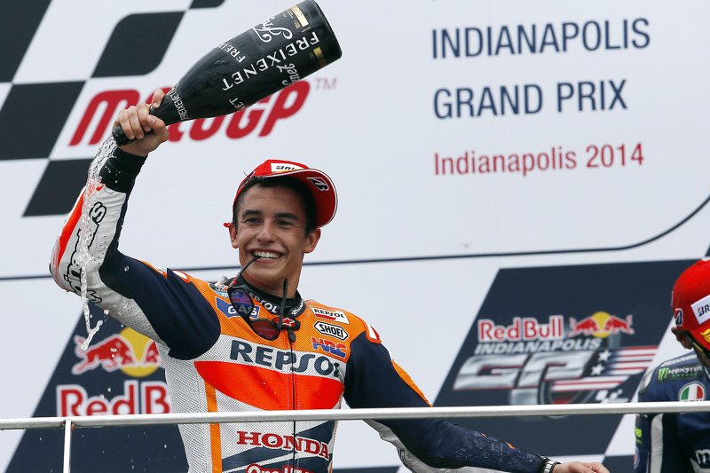 <img src="http://cdn-1.motorsport.com/static/custom/car-thumbs/MOTOGP_2017/RIDERS_NUMBERS/Marquez.png" width="50" /> #16 GP d'Indianapolis 2014