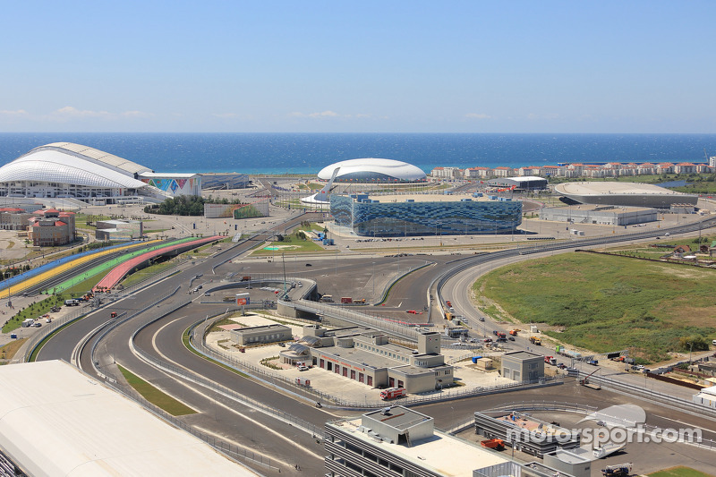 Sochi Autodrom circuit detail