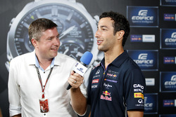 Casio Edifice Launch bij het Red Bull Energy Station, Daniel Ricciardo, Red Bull Racing