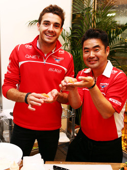 Jules Bianchi, Marussia F1 Team en la hora feliz del Marussia F1 Team