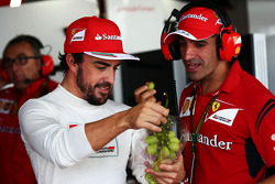 Fernando Alonso avec Marc Gene