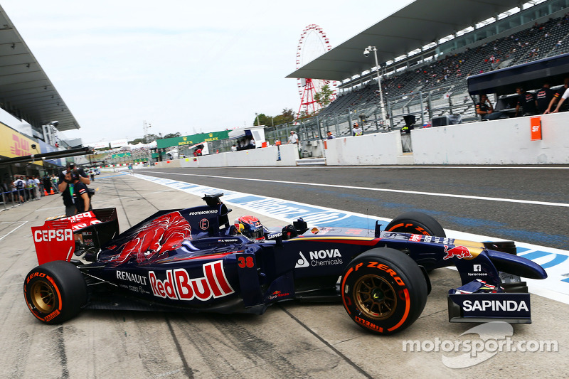 Октябрь 2014: Макс Ферстаппен. Первая тренировка Гран При Японии с Toro Rosso