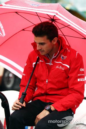 Jules Bianchi, Marussia F1 Team alla parata dei piloti