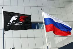 Bandeiras F1 e Rússia