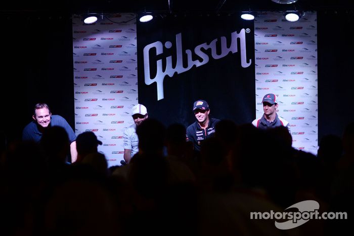 (De izquierda a derecha): Felipe Massa, Williams; Sergio Pérez, Sahara Force India F1; y Esteban Gut