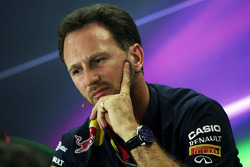Christian Horner, Red Bull Racing Team Principal in the FIA Press Conference