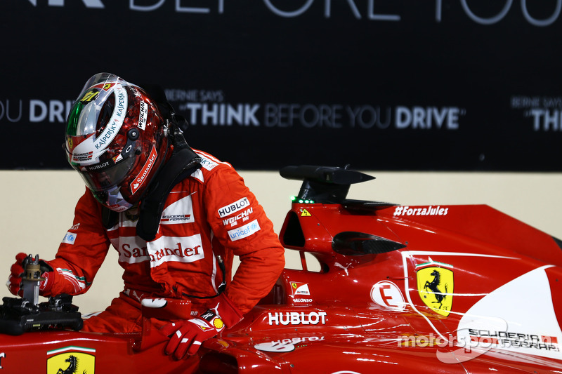 Fernando Alonso, Ferrari F14-T in parc ferme