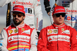 Fernando Alonso, Scuderia Ferrari en Kimi Raikkonen, Scuderia Ferrari