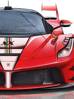 Ferrari LaFerrari XX, diseño concepto
