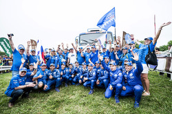 Kamaz Master team viert overwinning in de truck-klasse