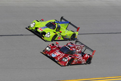 #70 SpeedSource Mazda Mazda: Sylvain Tremblay, Jonathan Bomarito, Tristan Nunez, James Hinchcliffe, #57 Krohn Racing Ligier JS P2 Judd: Tracy Krohn, Olivier Pla, Nic Jonsson, Alex Brundle