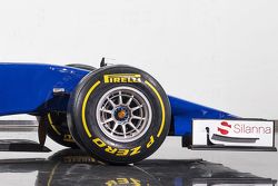 Detail of the new Sauber C34-Ferrari