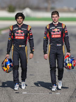 Max Verstappen et Carlos Sainz Jr, Scuderia Toro Rosso