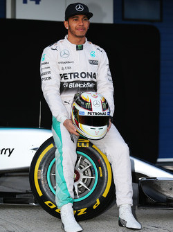Lewis Hamilton,con el Mercedes AMG F1 W06