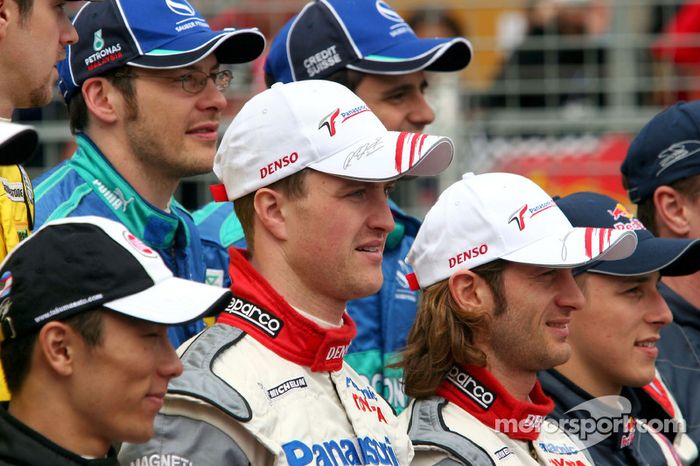 Foto de pilotos: Ralf Schumacher y Jarno Trulli