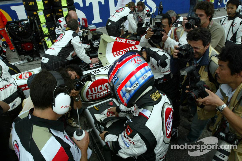 Takuma Sato grid
