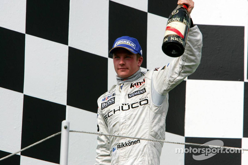 Kimi Raikkonen, ganador del GP de Hungría 2005