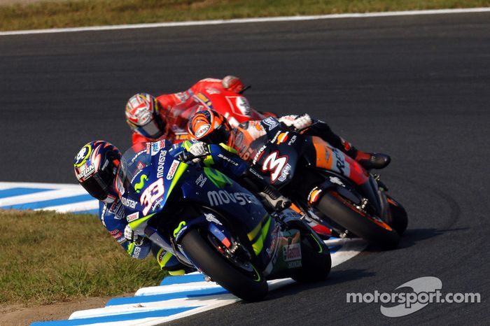 Marco Melandri y Max Biaggi