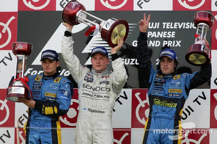 23- Fernando Alonso, 3º en el GP de Japón 2005 con Renault