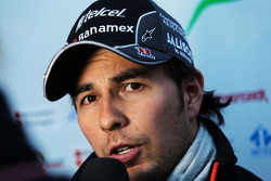 Sergio Pérez, Sahara Force India F1 con los medios