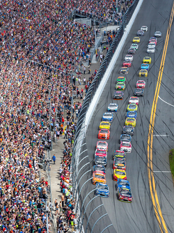 Start: Jeff Gordon, Hendrick Motorsports, Chevrolet, vor dem Feld