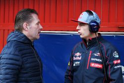 Max Verstappen, Scuderia Toro Rosso, com seu pai Jos Verstappen