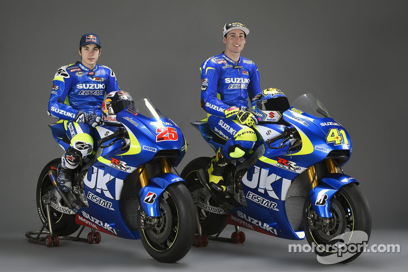 Maverick Viñales, Team Suzuki MotoGP, und Aleix Espargaro, Team Suzuki MotoGP