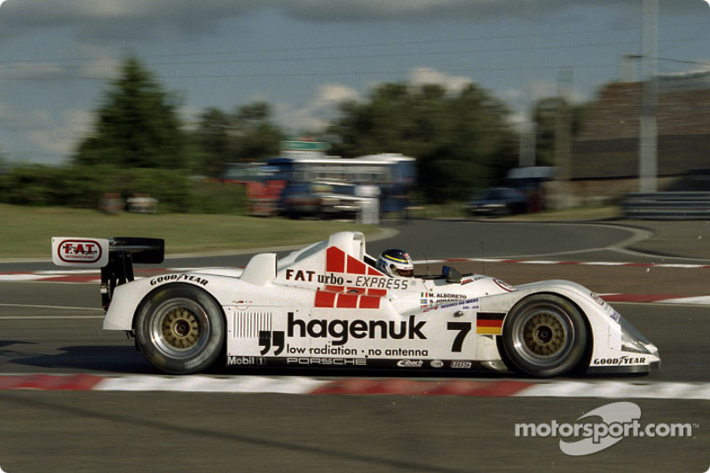 #7 Joest Racing TWR Porsche WSC 95: Michele Alboreto, Stefan Johansson, Tom Kristensen