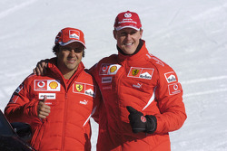 Michael Schumacher et Felipe Massa