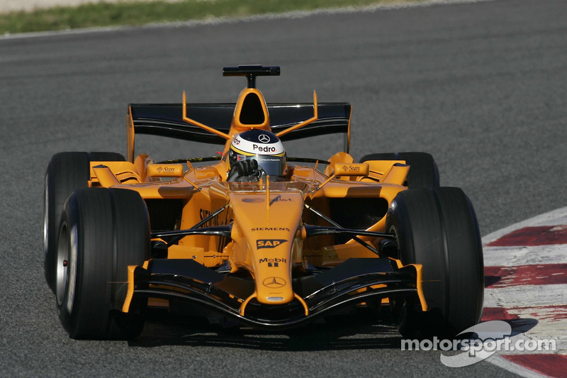 Pedro de la Rosa prueba el McLaren MP4-21