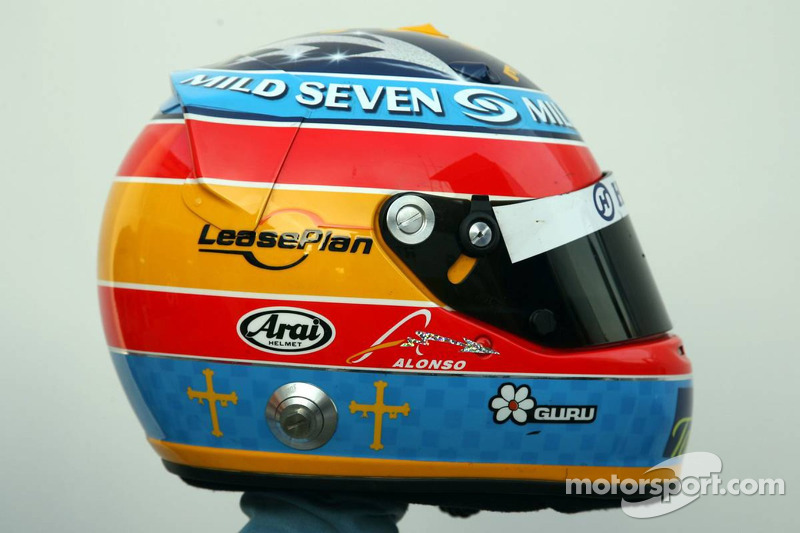 Casco de Fernando Alonso