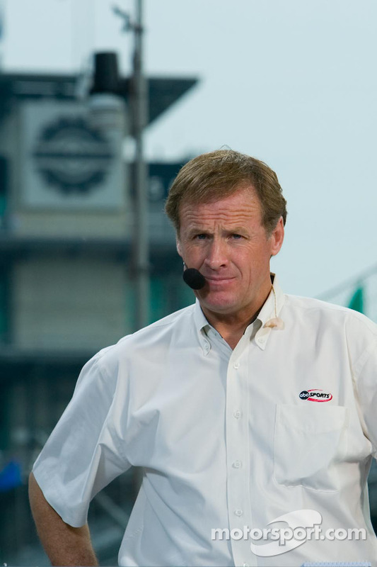 L'analiste de la chaîne ABC TV Rusty Wallace