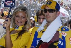 Colin Edwards en la parrilla de salida