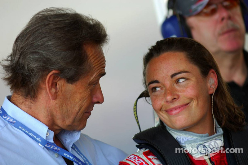 Vanina Ickx avec son père Jacky