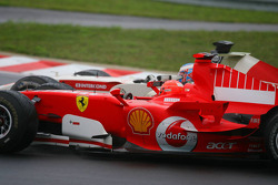 Michael Schumacher and Jenson Button
