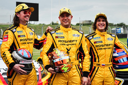 James Thompson, Robert Huff, Mikhail Kozlovskiy, Lada Sport Rosneft Lada Vesta WTCC