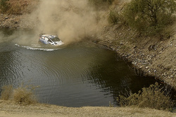 Choque de Ott Tanak y Molder Raigo, M-Sport Ford Fiesta WRC