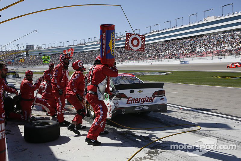 Boxenstopp eines NASCAR-Teams