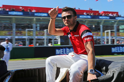 Will Stevens, Manor Marussia F1 Team en el desfile de los conductores