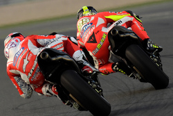 Andrea Dovizioso, Ducati Team e Andrea Iannone, Ducati Team