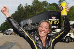 Pro Stock Bike winner Karen Stoffer