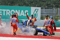 Marcus Ericsson, Sauber C34 abandonne