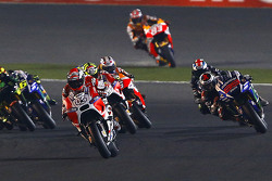 Andrea Dovizioso, Ducati Team y Jorge Lorenzo, Yamaha Factory Racing, y Andrea Iannone, Ducati Team, y Bradley Smith, Monster Yamaha Tech 3 y Dani Pedrosa y Marc Marquez, Repsol Honda Team