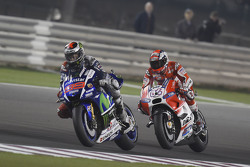 Jorge Lorenzo, Yamaha Factory Racing en Andrea Dovizioso, Ducati Team