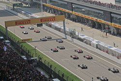 De start van de race