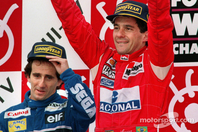 Ayrton Senna und Alain Prost