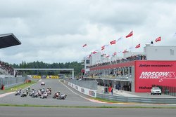 Старт гонки WSBK на Moscow Raceway