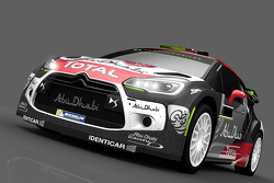 Livrée pour Khalid Al-Qassimi et Chris Patterson, Citroën DS3, Citroën World Rally Team